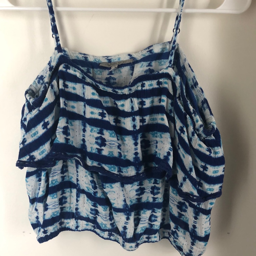 Blue Crop Top